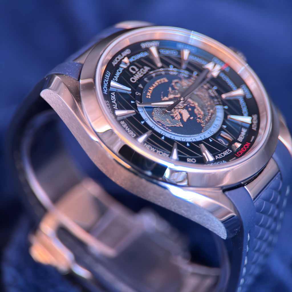 Omega Seamaster Aqua Terra w/ Blue Strap