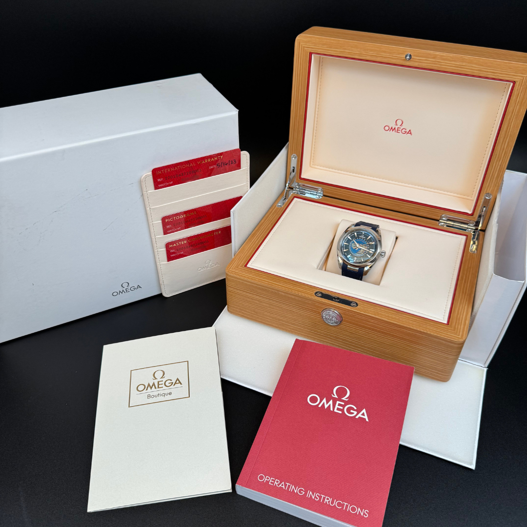 Omega Seamaster Aqua Terra w/ Blue Strap