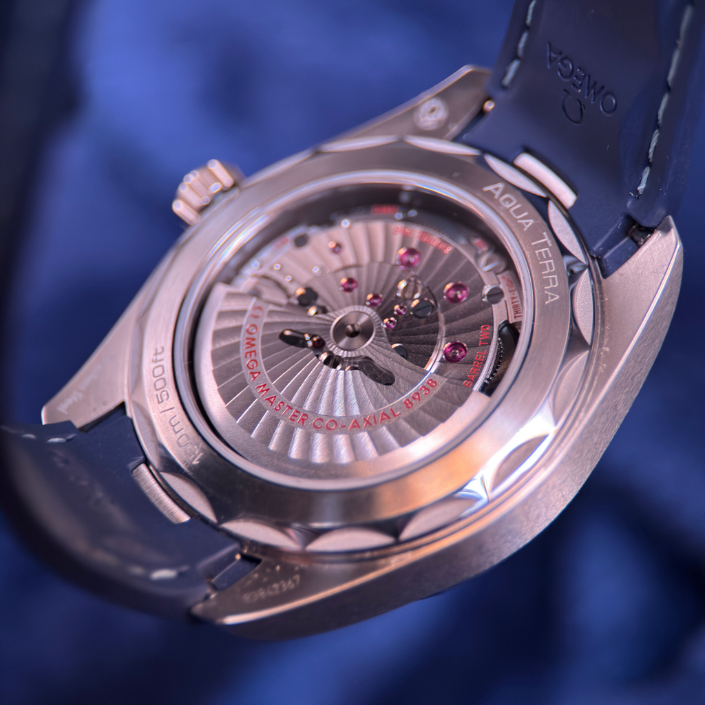 Omega Seamaster Aqua Terra w/ Blue Strap