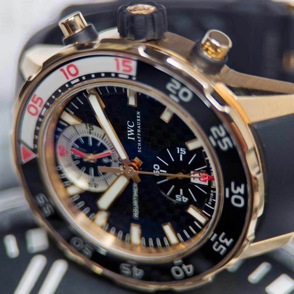 IWC Aquatimer 18kt 750 Gold Chronograph Ref Iw376905