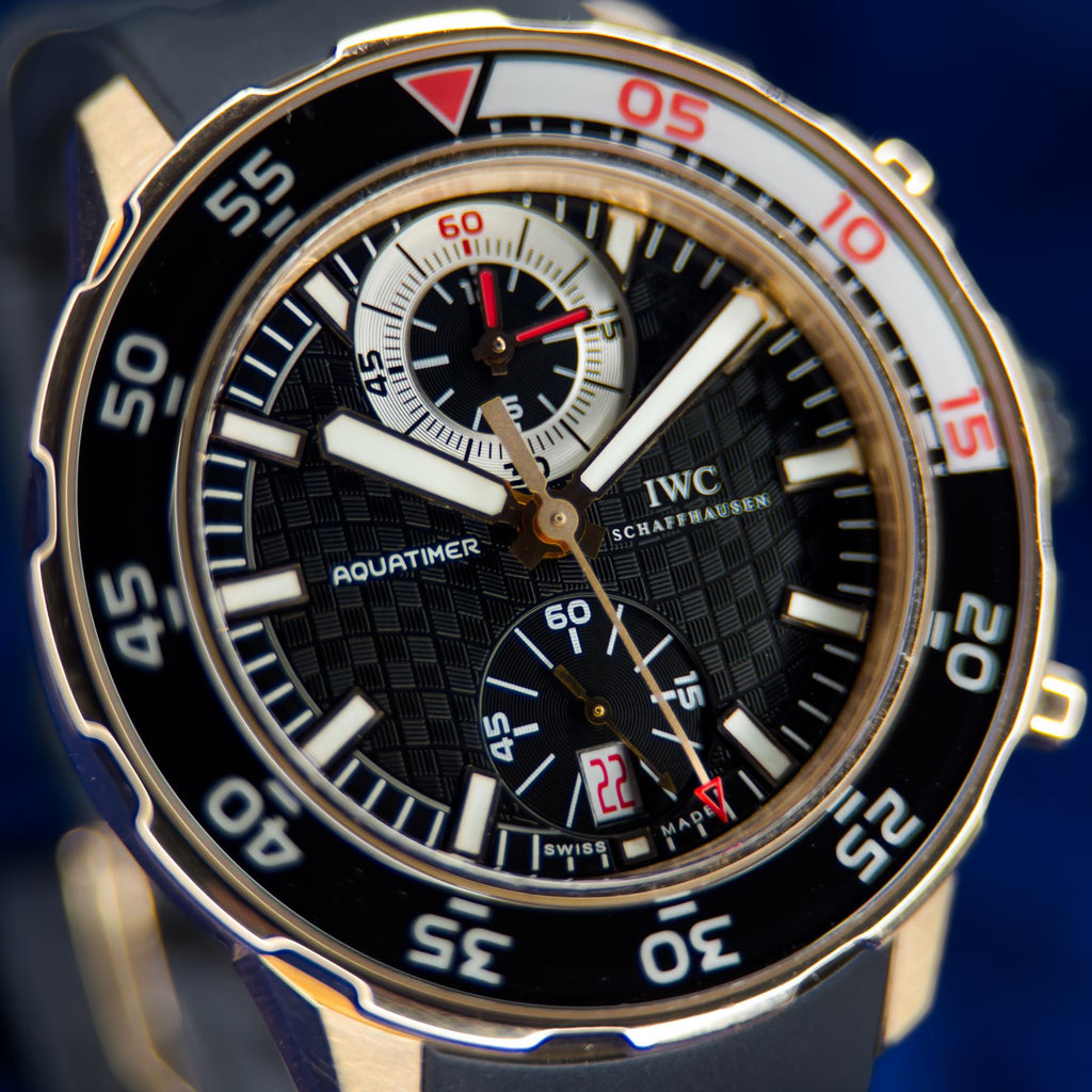 IWC Aquatimer 18kt 750 Gold Chronograph Ref Iw376905