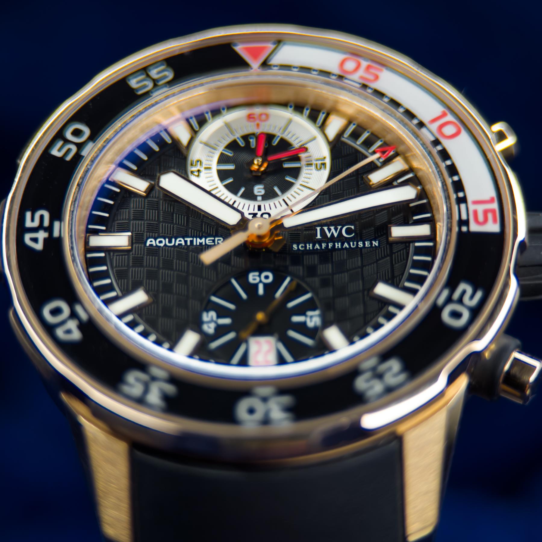 IWC Aquatimer 18kt 750 Gold Chronograph Ref Iw376905