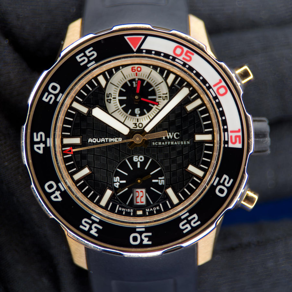 IWC Aquatimer 18kt 750 Gold Chronograph Ref Iw376905