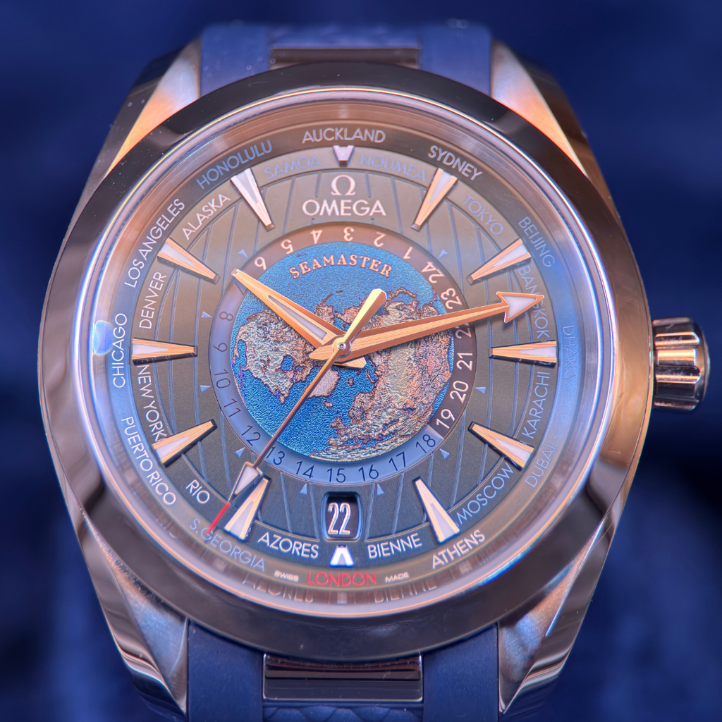 Omega Seamaster Aqua Terra w/ Blue Strap