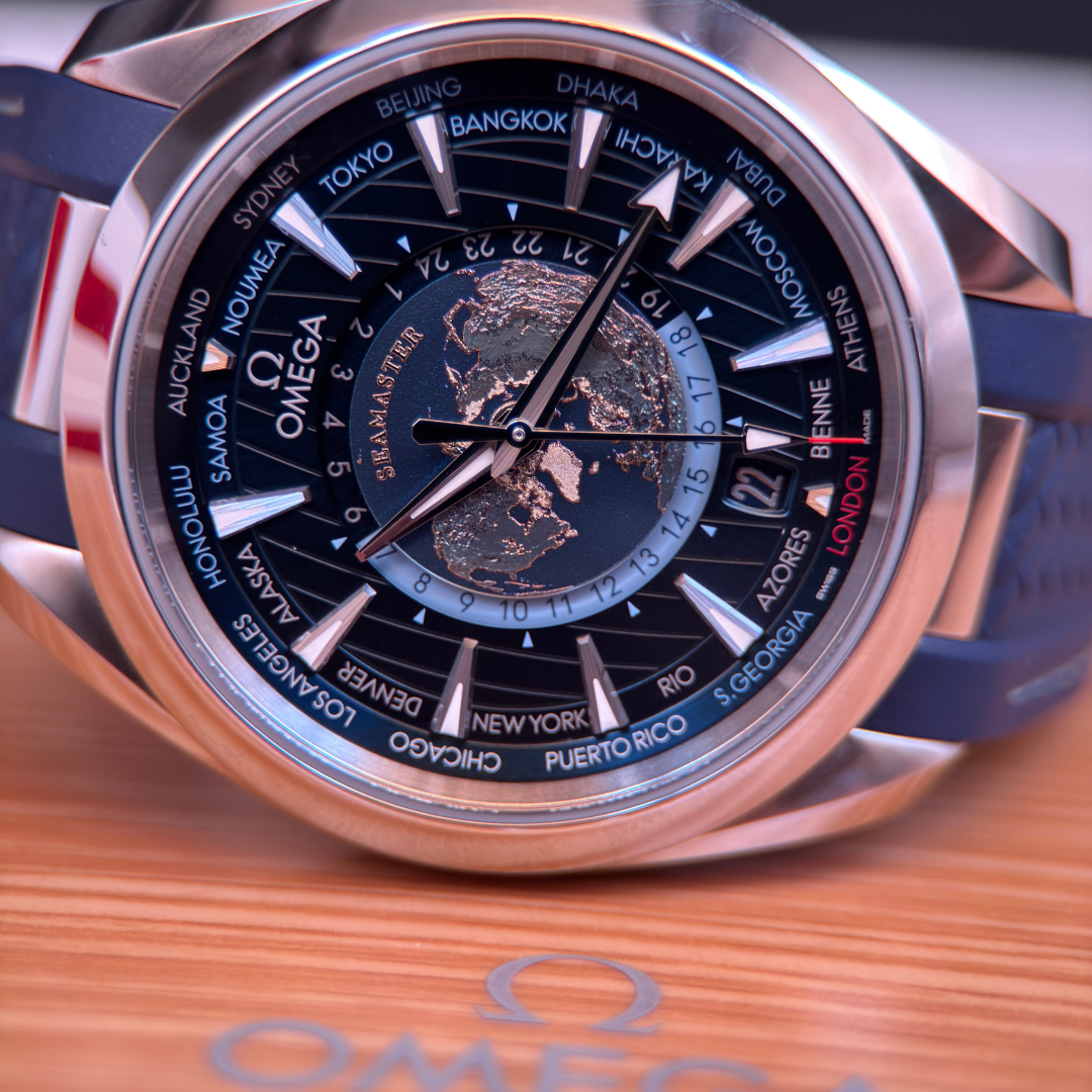 Omega Seamaster Aqua Terra w/ Blue Strap