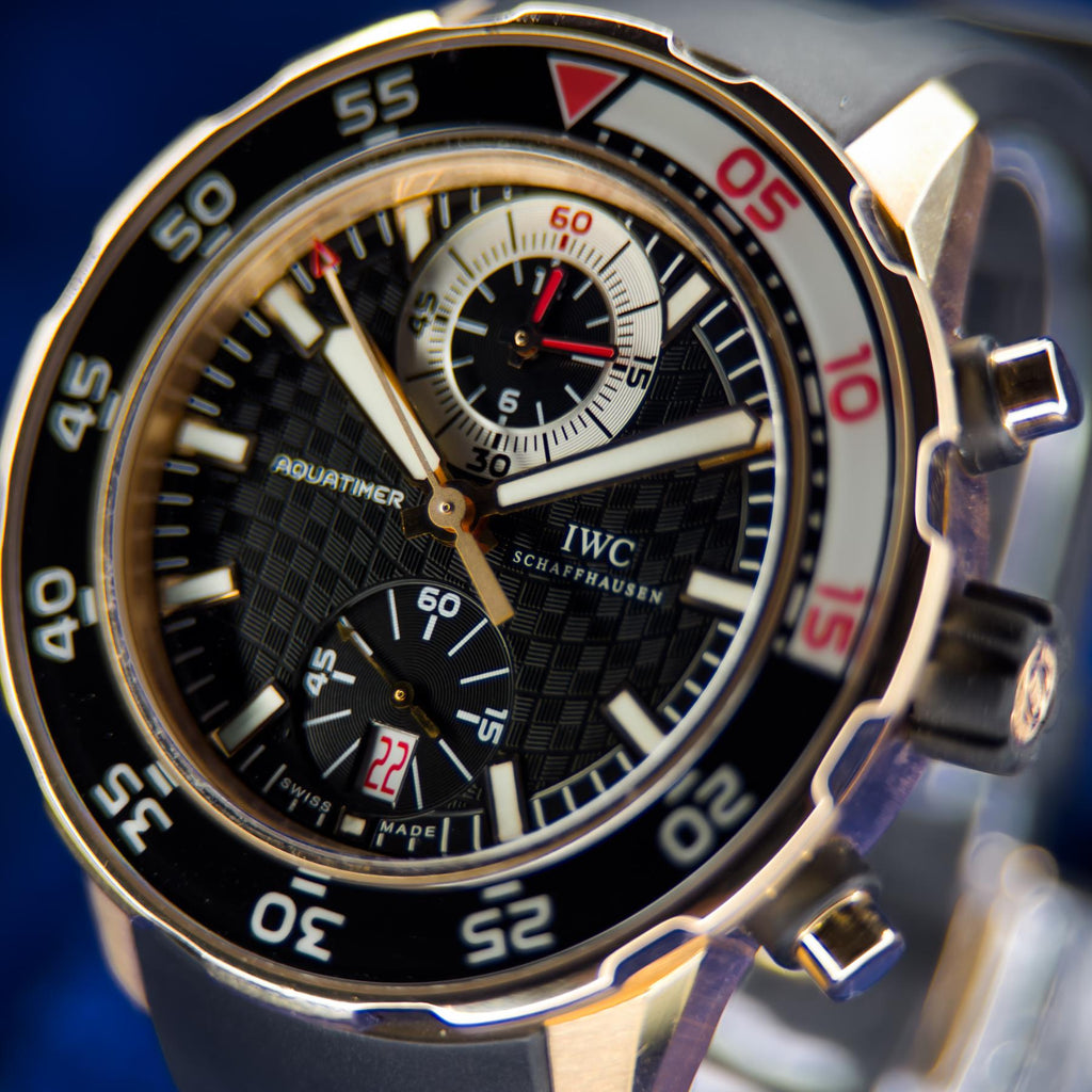 IWC Aquatimer 18kt 750 Gold Chronograph Ref Iw376905
