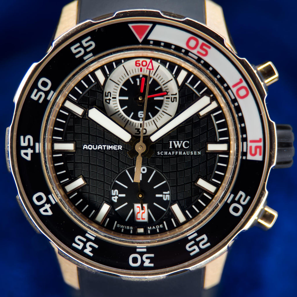 IWC Aquatimer 18kt 750 Gold Chronograph Ref Iw376905