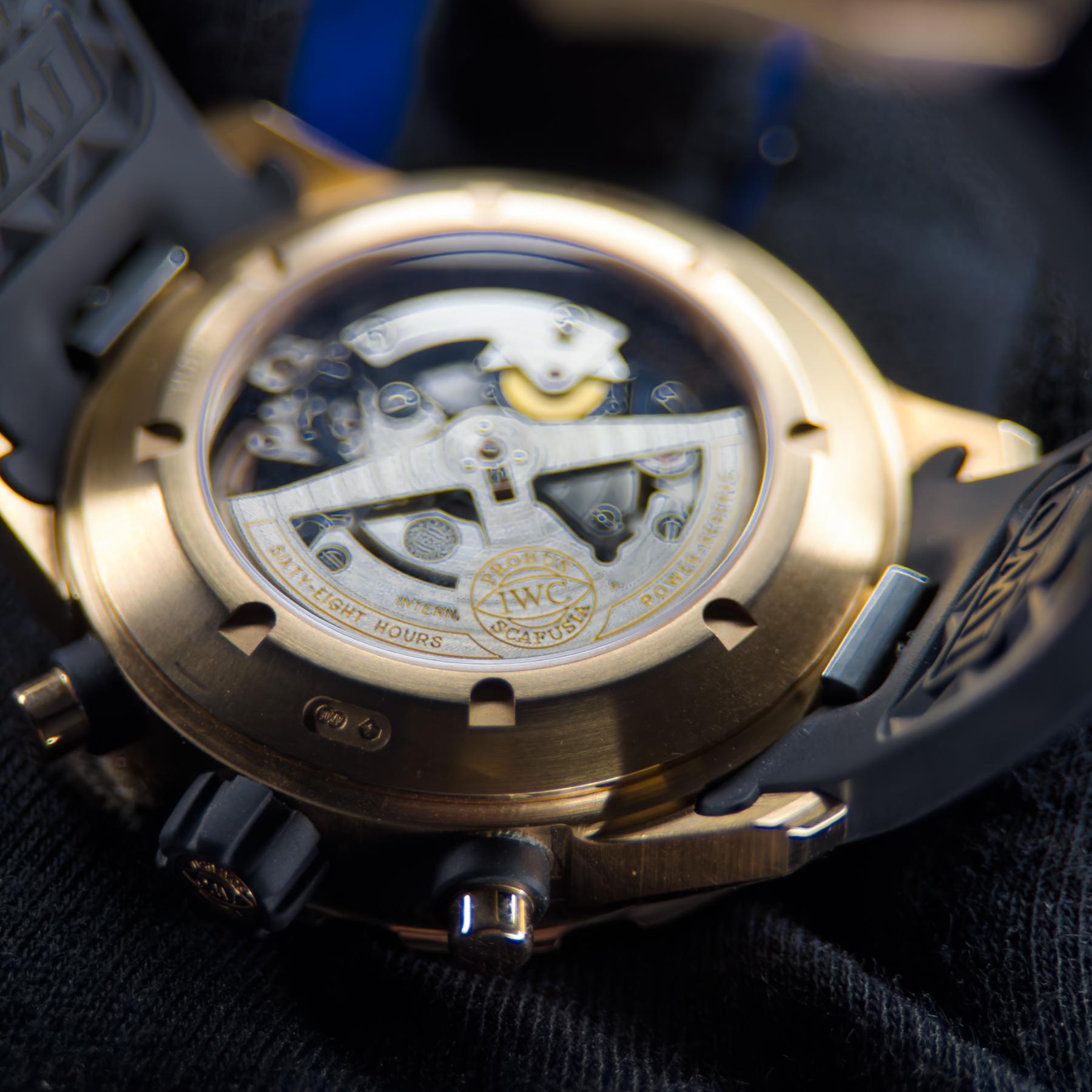 IWC Aquatimer 18kt 750 Gold Chronograph Ref Iw376905