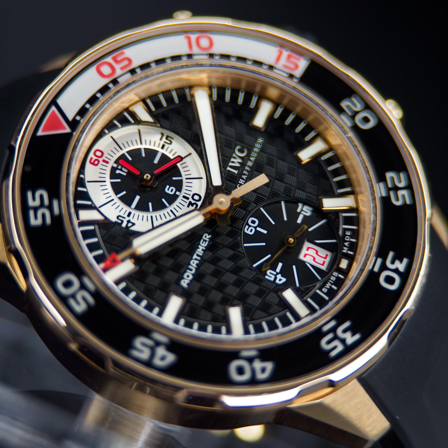 IWC Aquatimer 18kt 750 Gold Chronograph Ref Iw376905