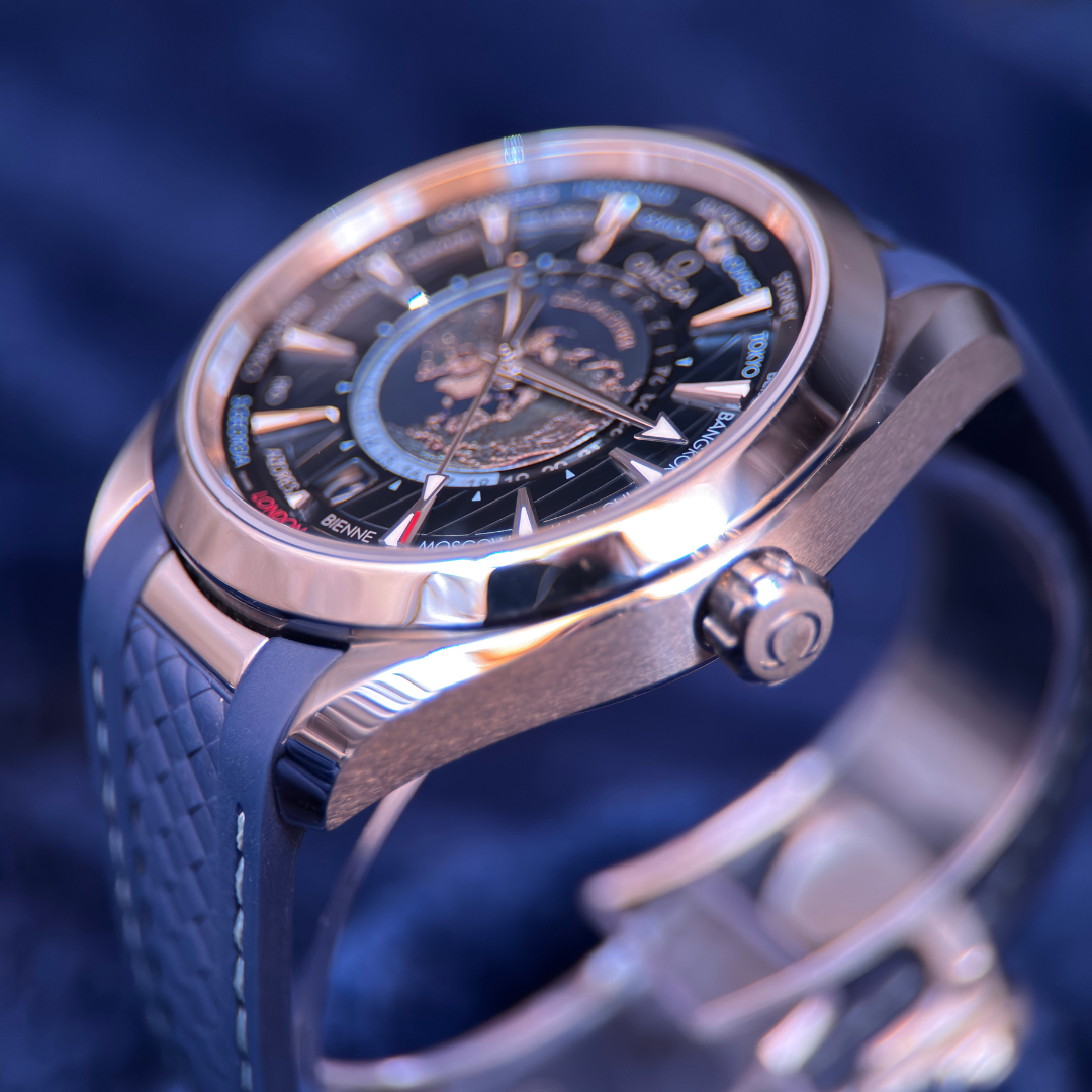 Omega Seamaster Aqua Terra w/ Blue Strap